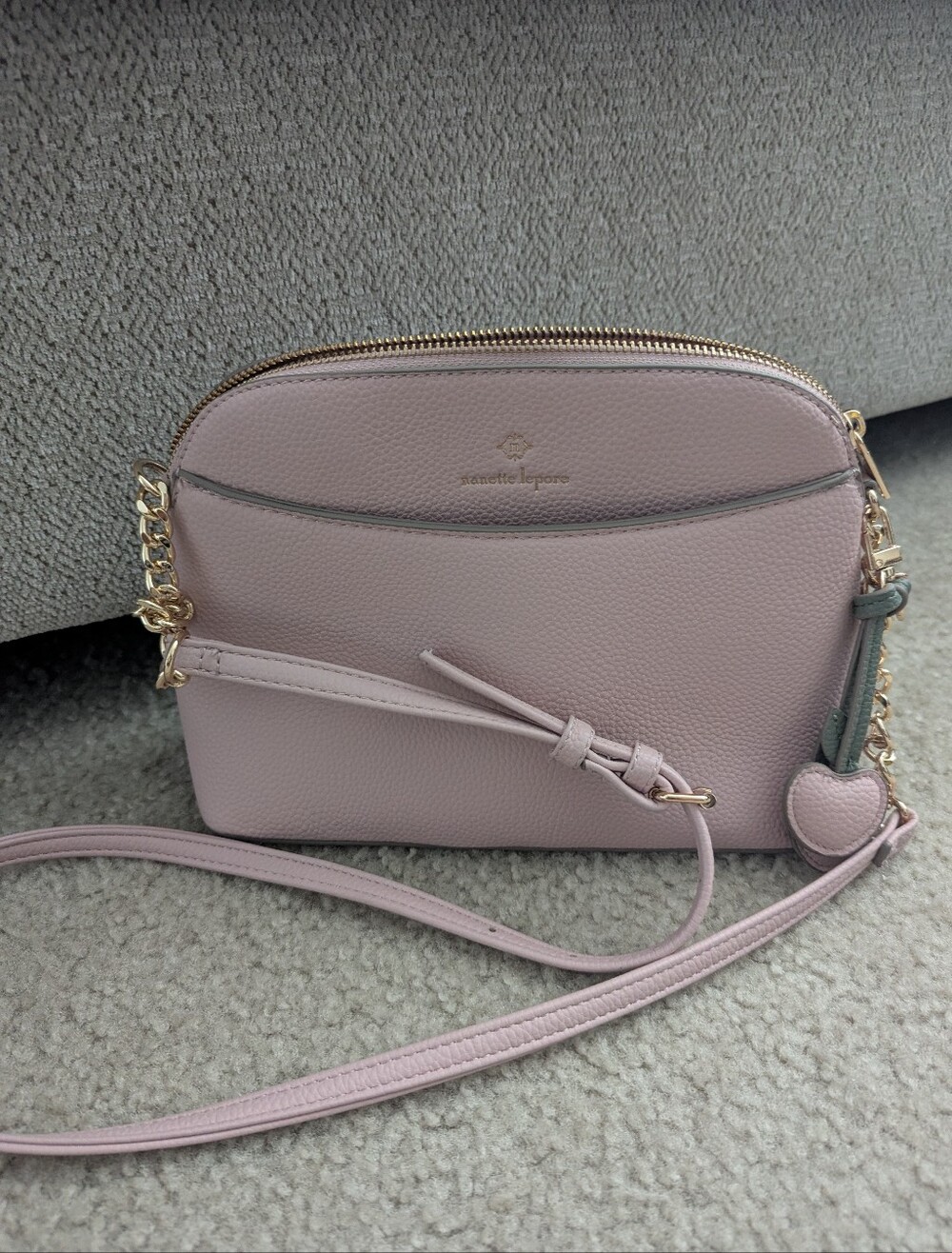 Nanette Lepore Blush Pink Crossbody Bag